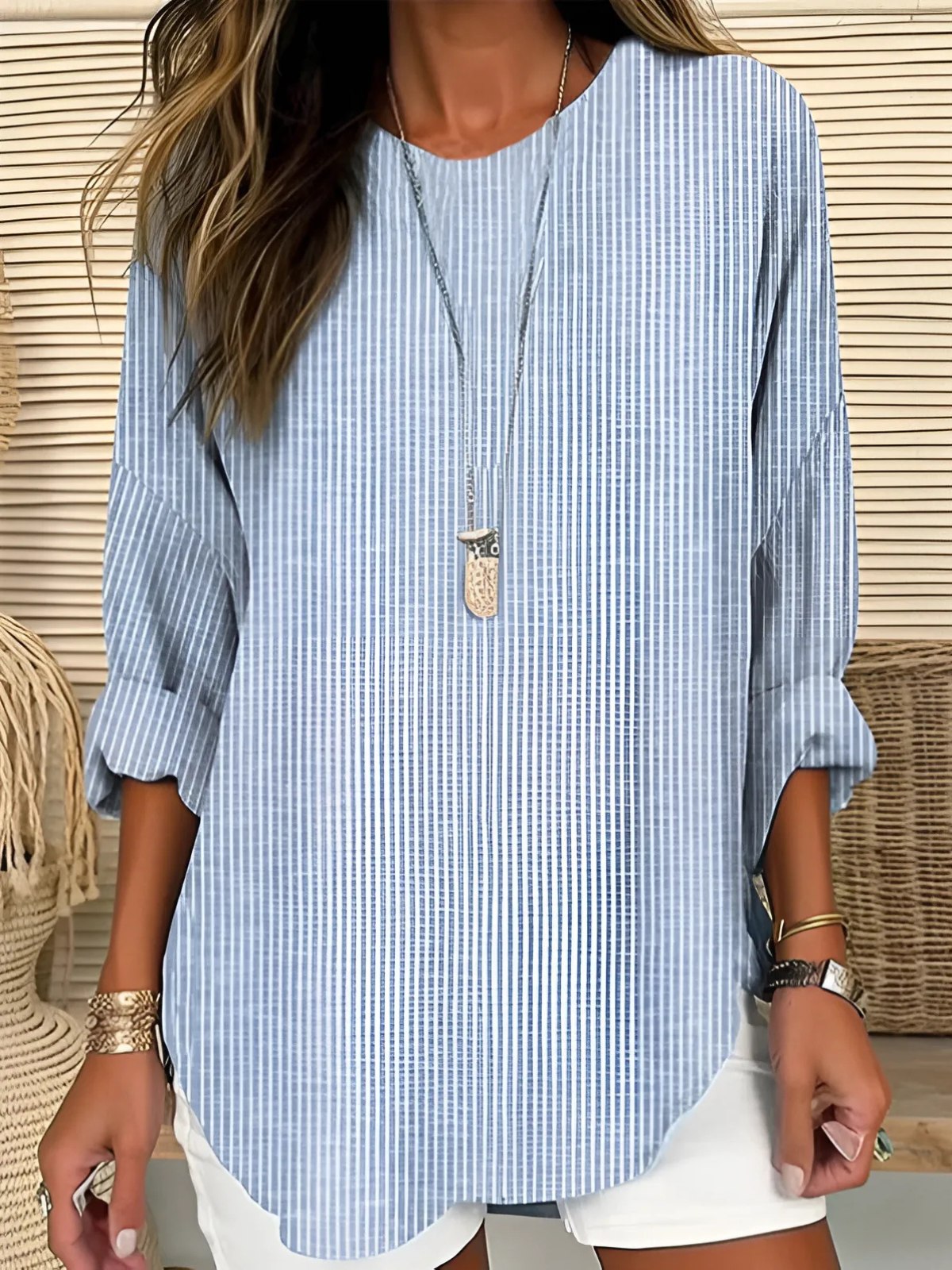 Warren | Trendy Striped Blouse