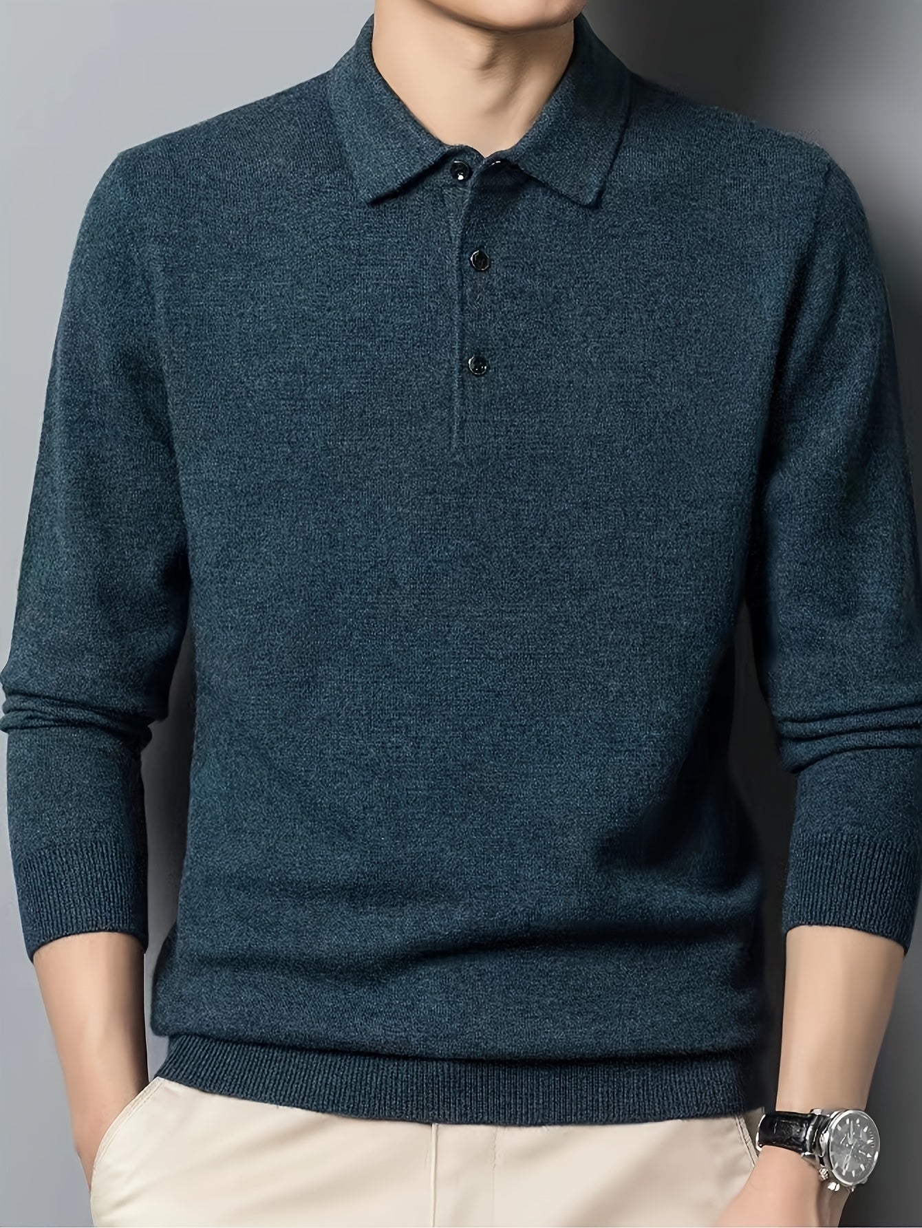 Warren | Refined Collared Polo Jumper
