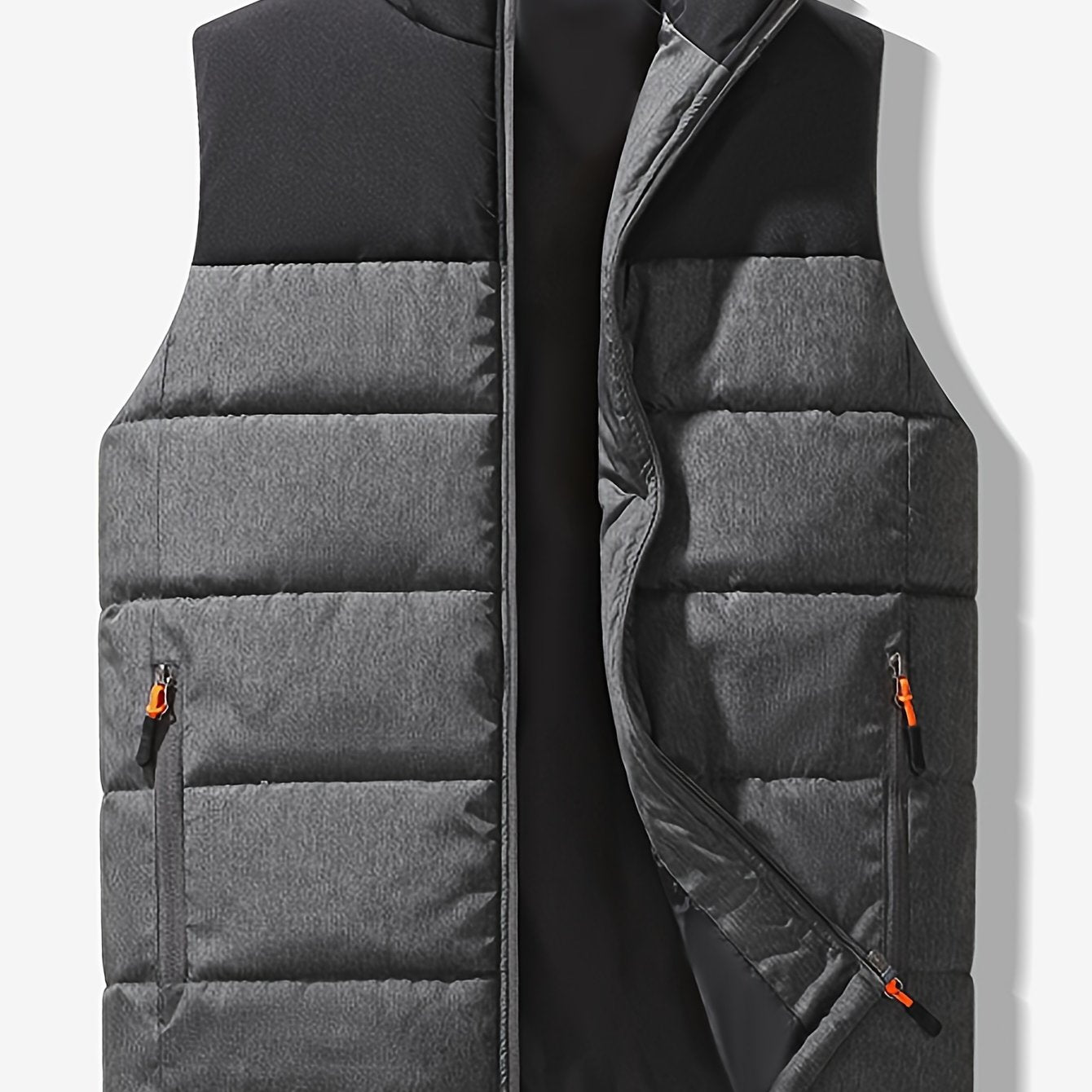 Warren | Quilted Stand-Collar Vest