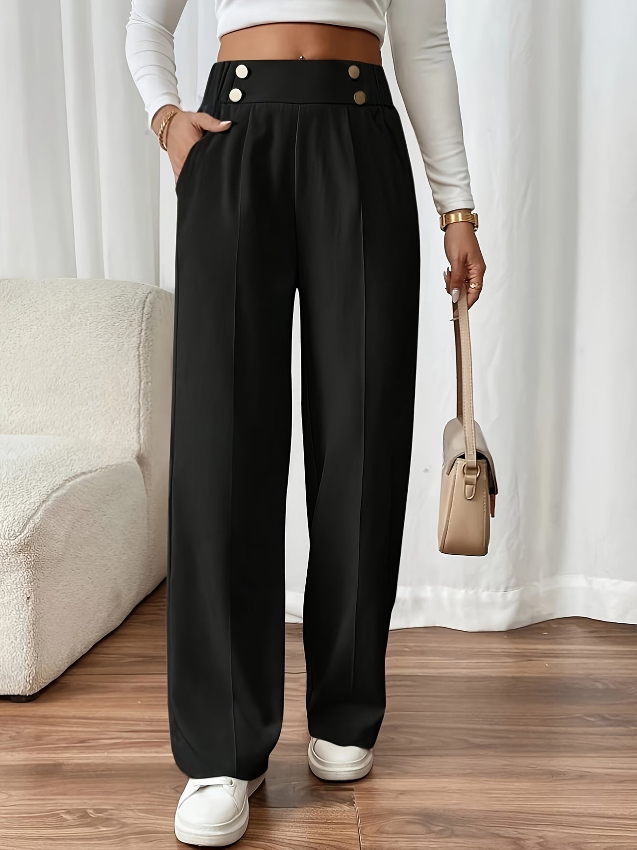 Warren | Elegant Straight-Leg Office Pants