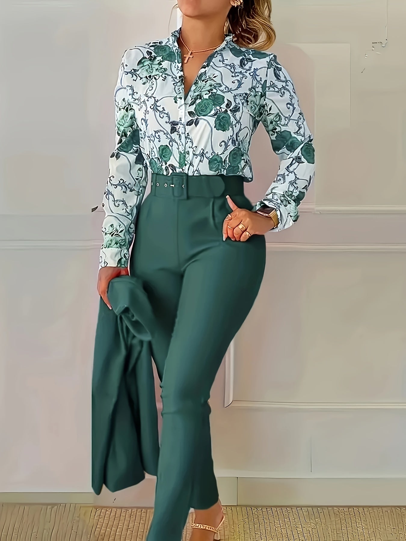 Warren | Elegant Floral Two-Piece Set