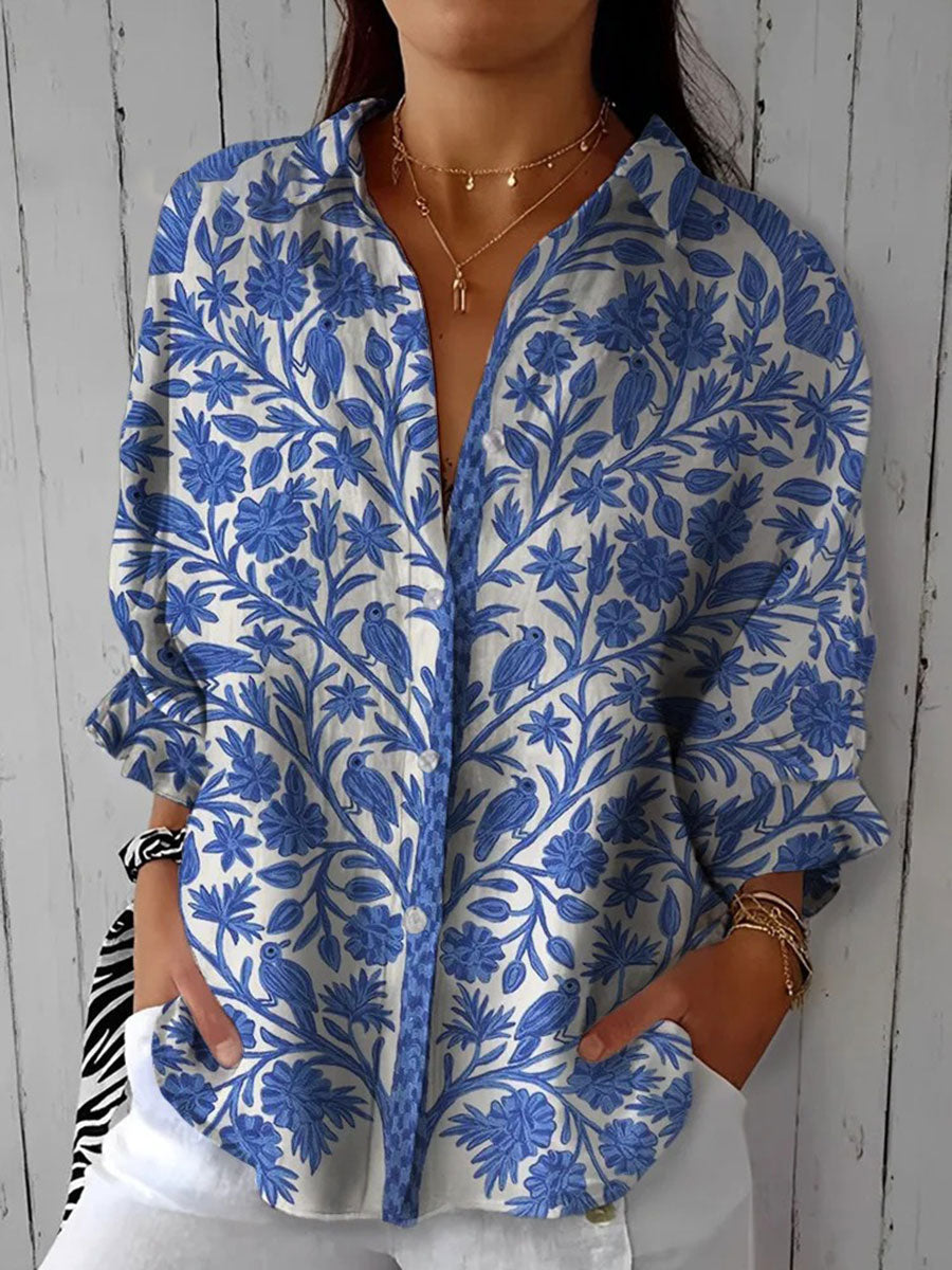Warren | Casual Collar Garden Blouse