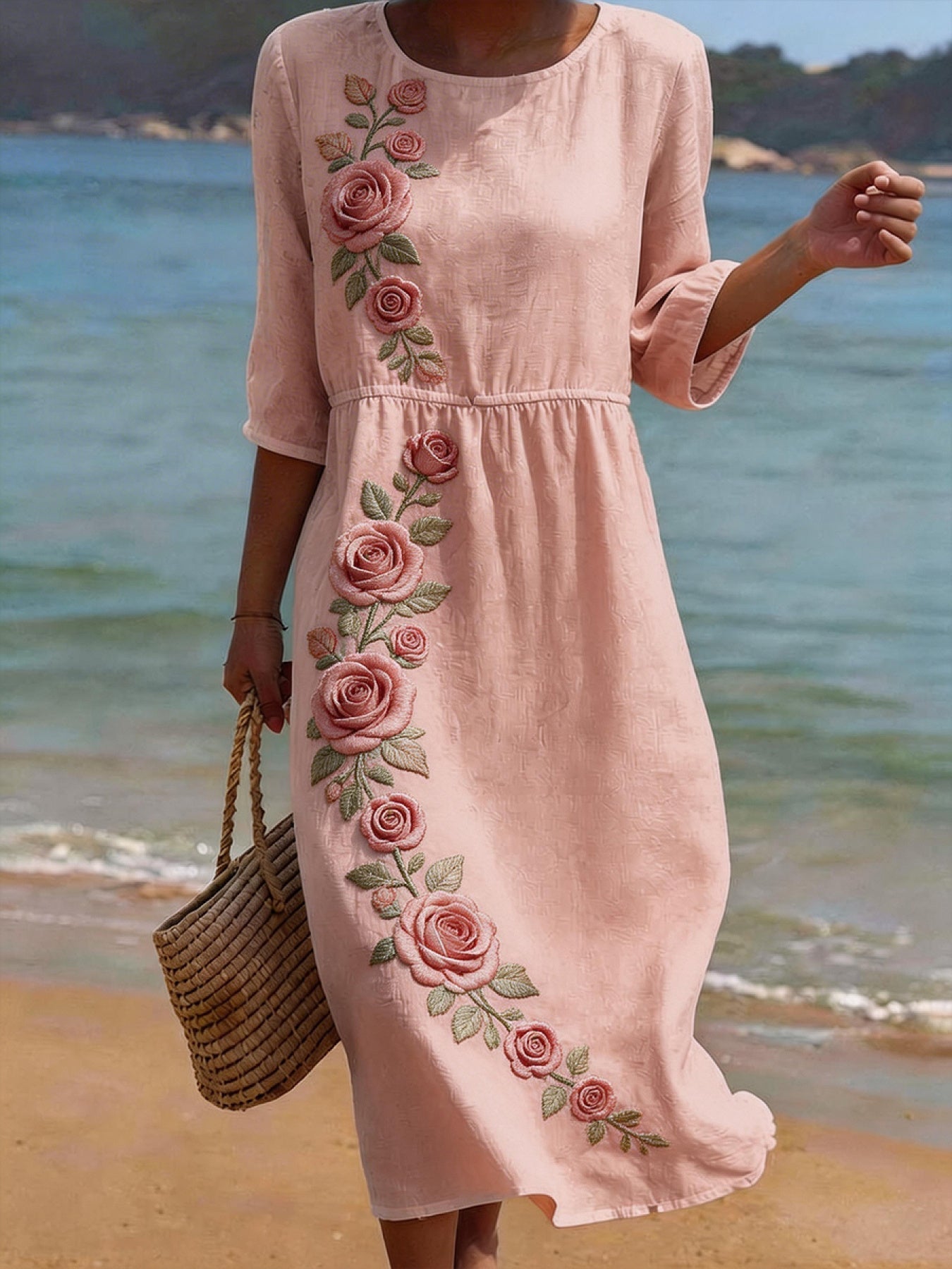 Warren | Classic Midi Sleeve Dress