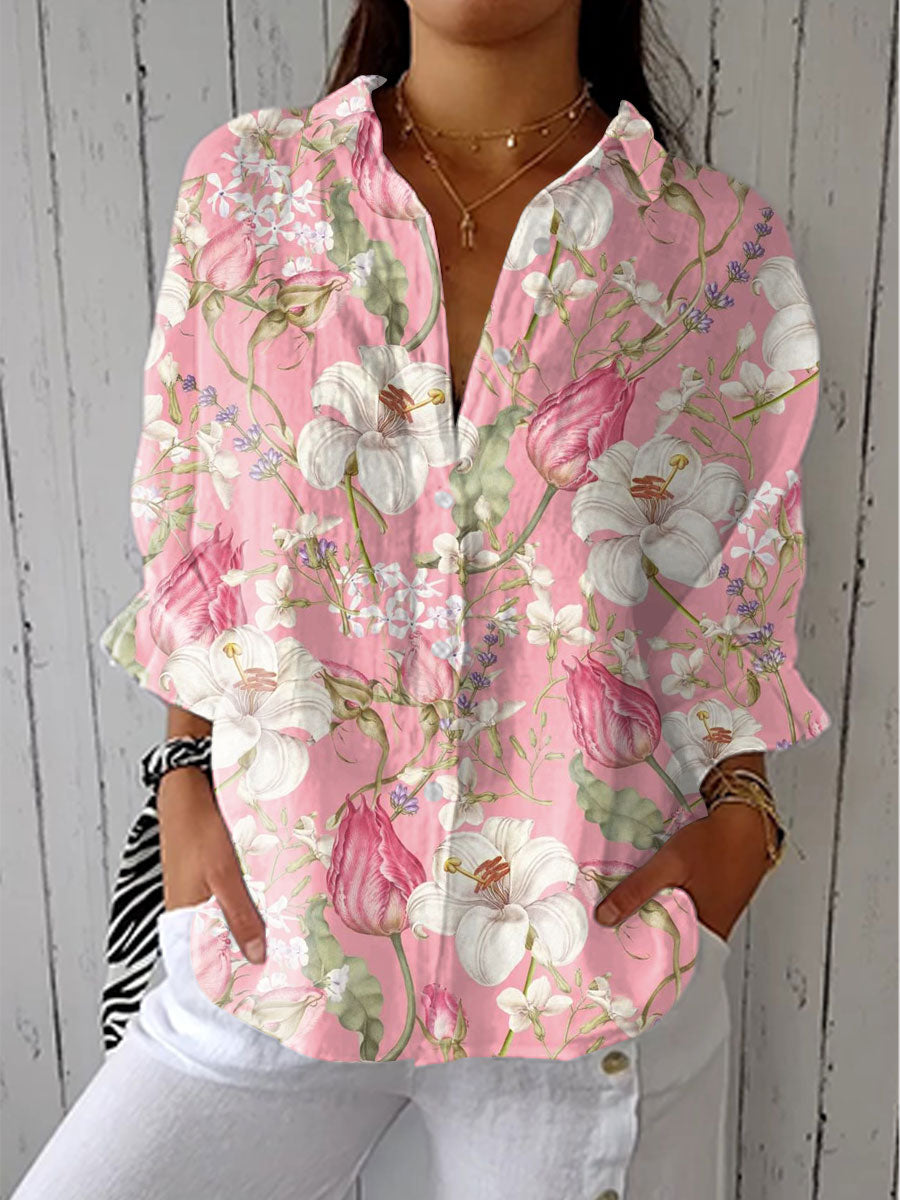 Warren | Elegant Floral Bloom Blouse