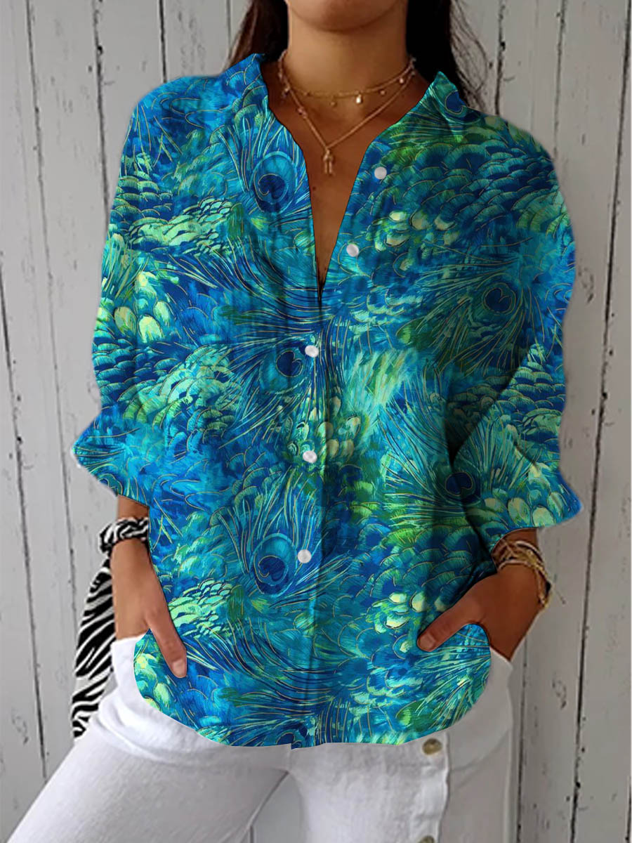 Warren | Stylish Peacock Design Blouse