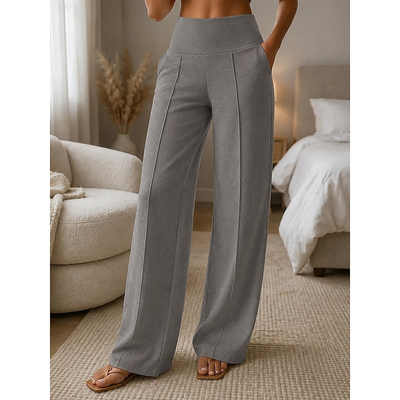 Warren | High-Waist Wide-Leg Trousers