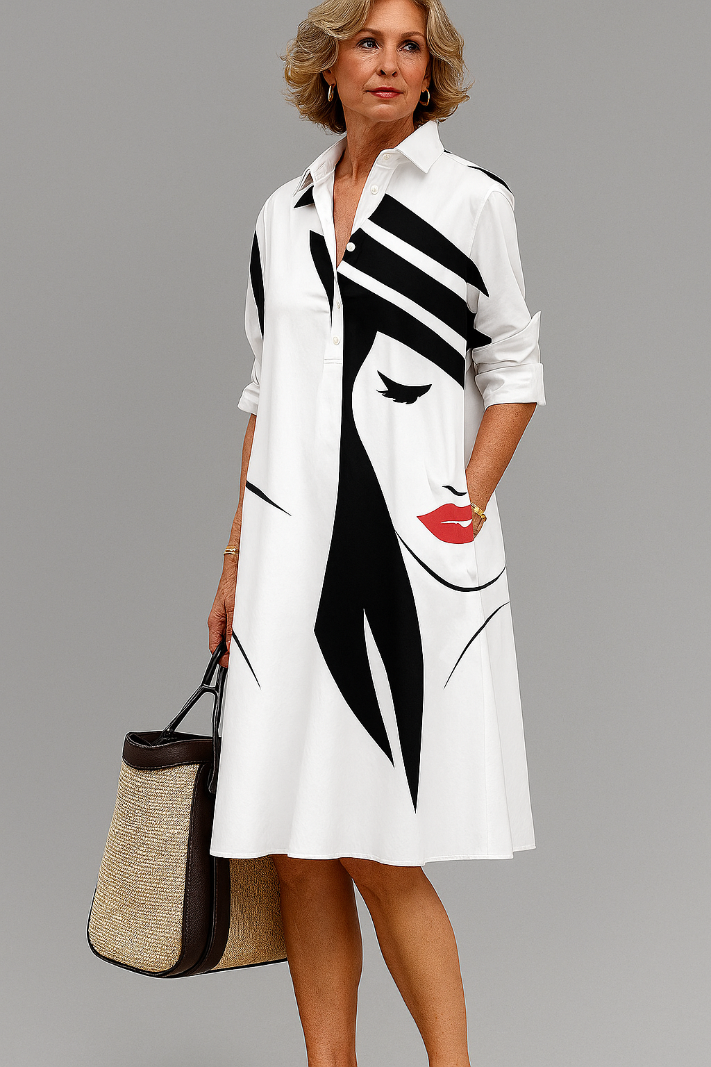 Warren | Comfortable Artistic Midi Dress