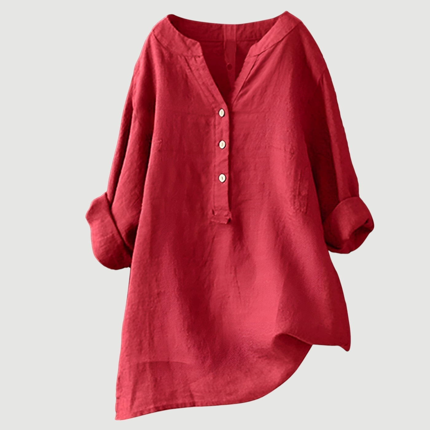 Warren | Refined V-Neck Button-Down Shirt