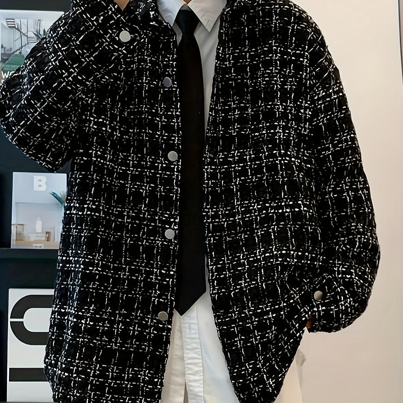 Warren | Textured Check Overshirt