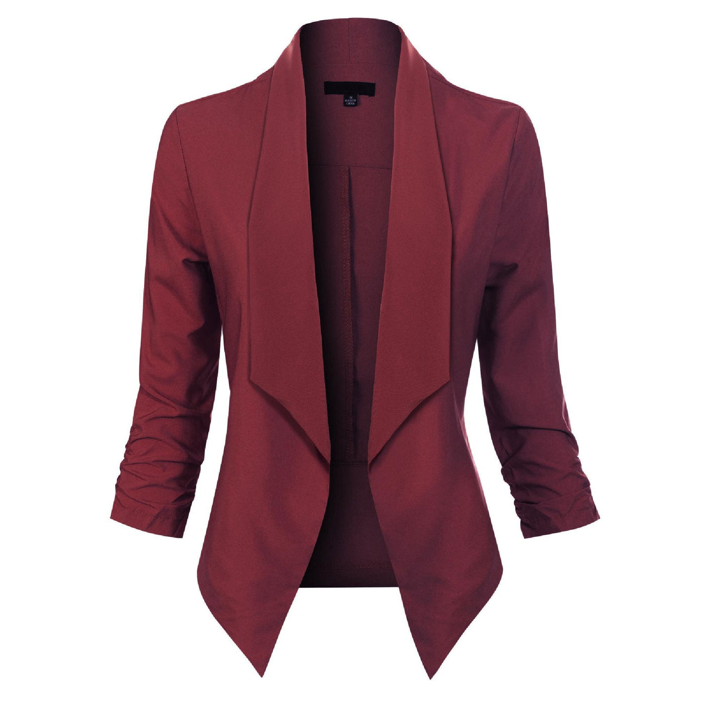 Warren | Draped Open-Front Blazer