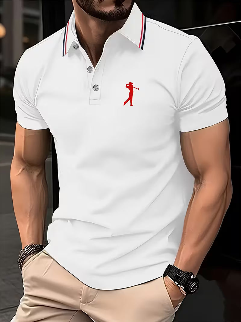 Warren | Casual Short-Sleeve Golf Printed Shirt