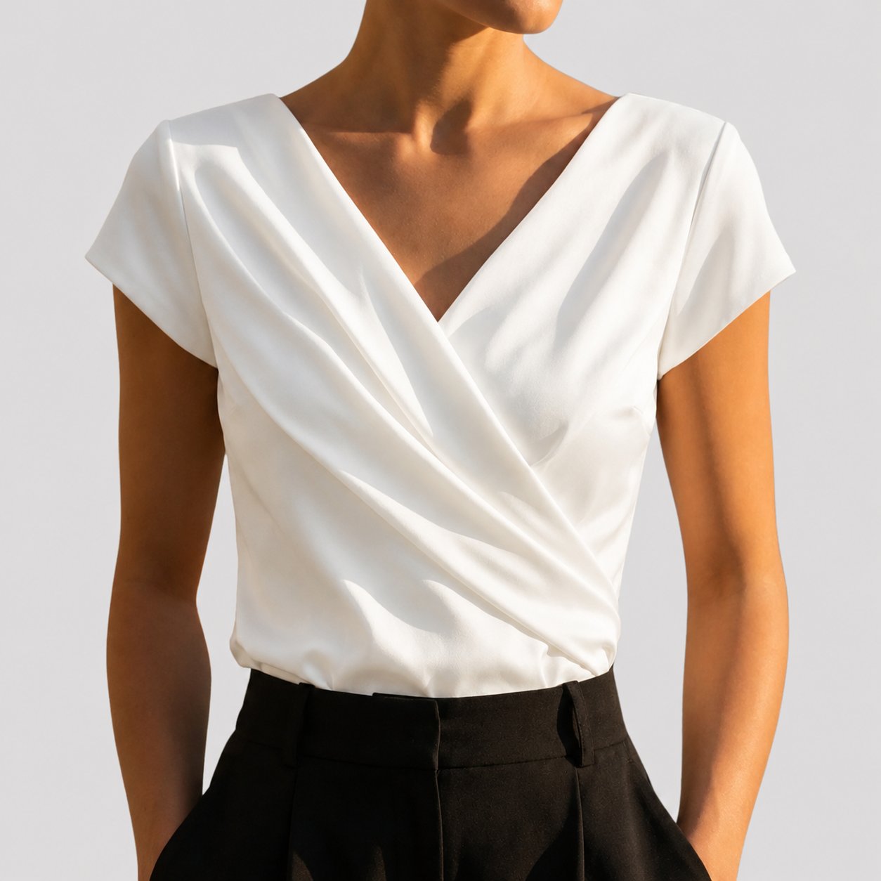 Warren | Draped Wrap Blouse