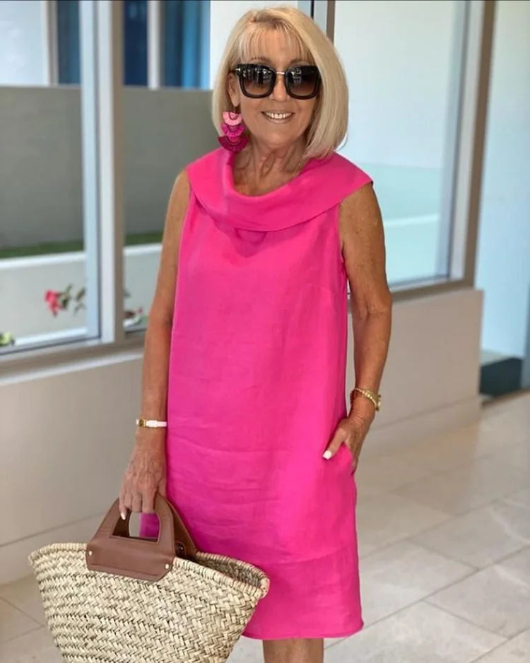 Warren | Casual Sleeveless Round Neck Dress