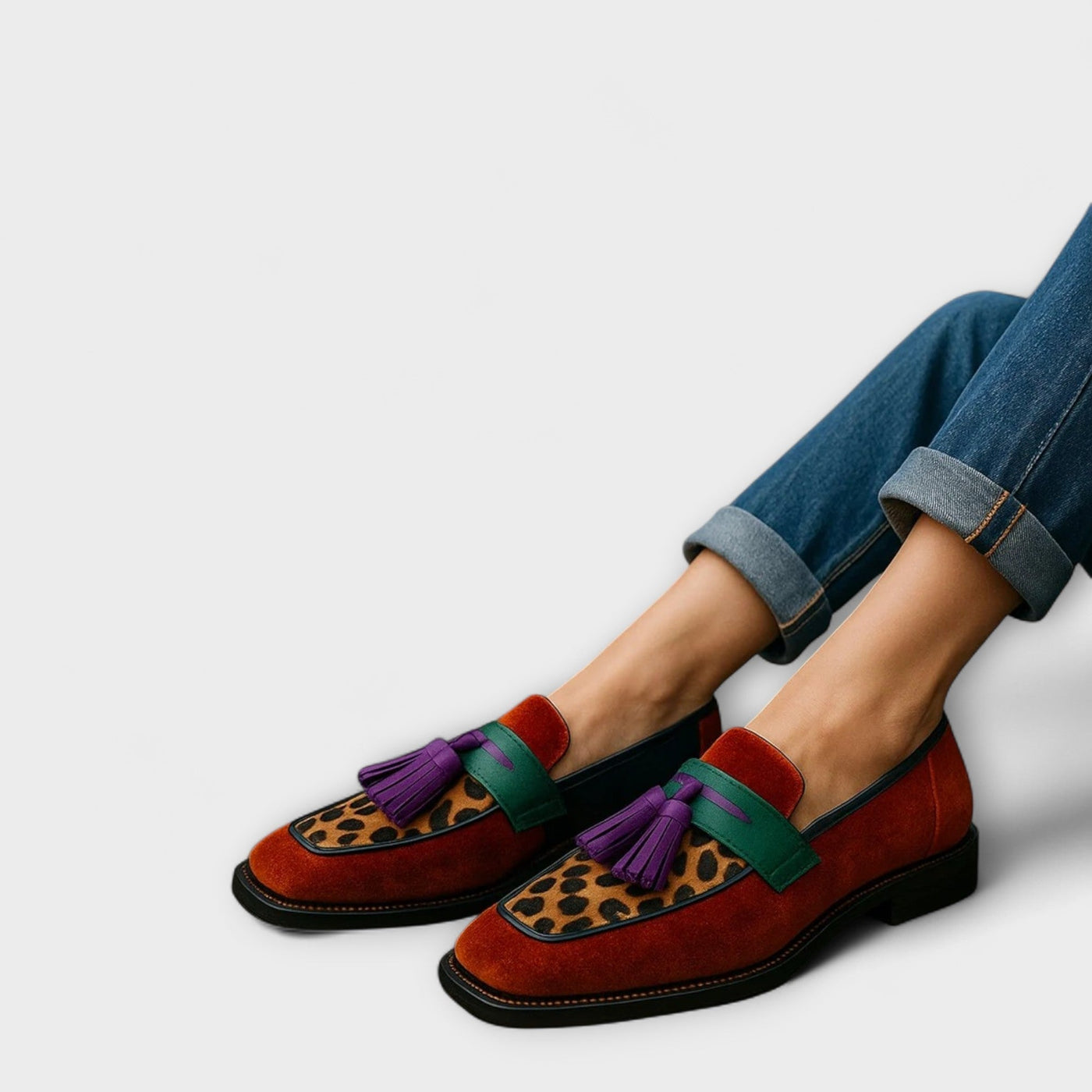 Warren | Stylish Multicolour Tassel Loafers