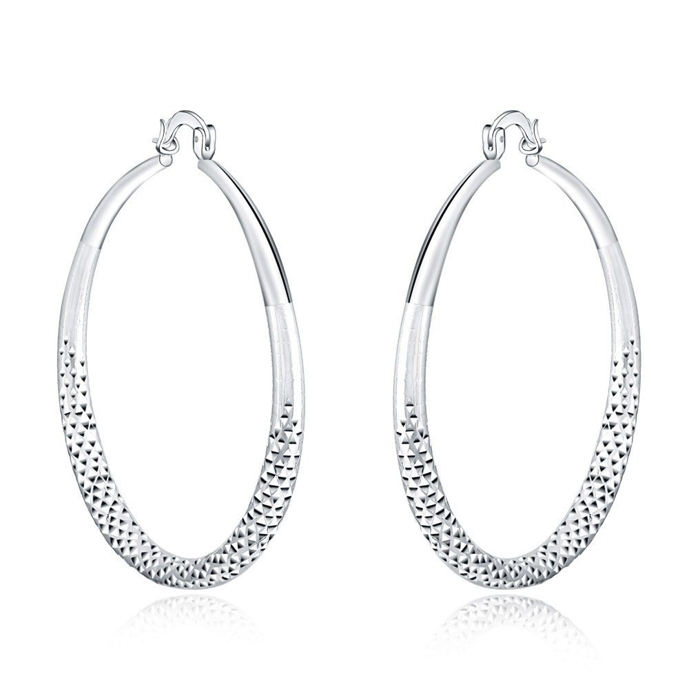 Warren | Textured Statement Hoop Earrings