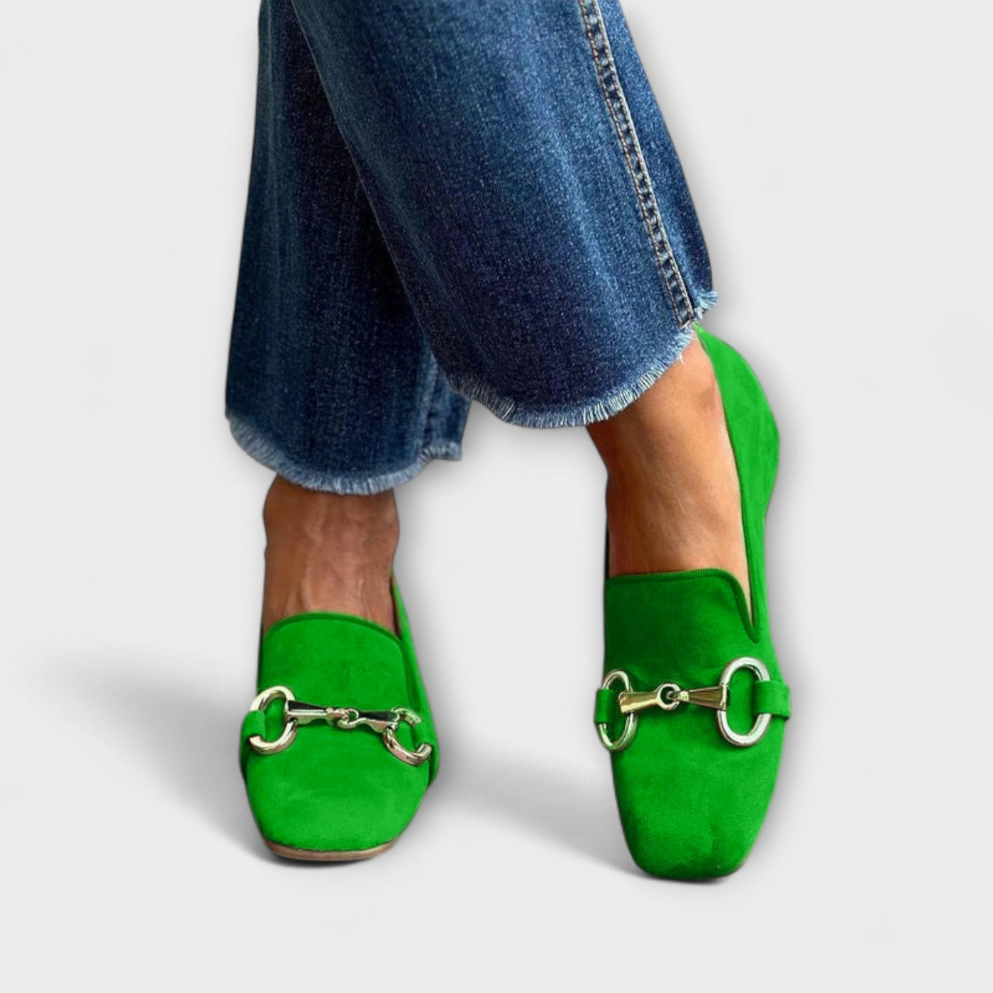 Warren | Classic Square-Toe Buckle Loafers