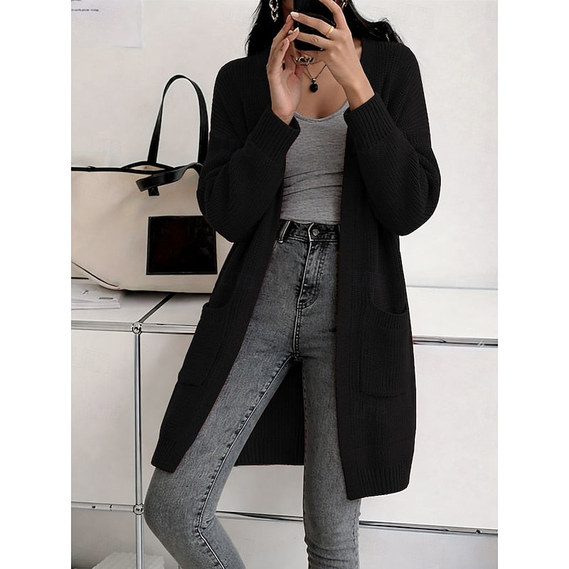 Warren | Longline Open-Front Cardigan