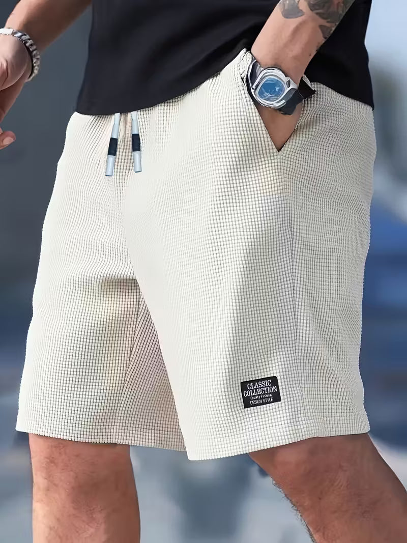 Warren | Casual Textured Lace Shorts