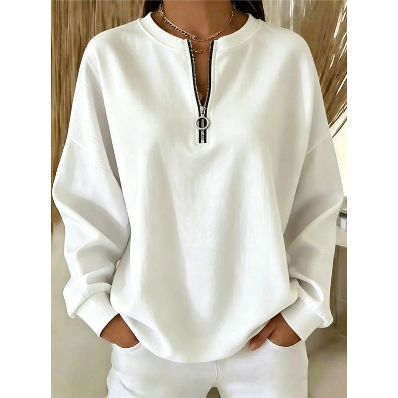 Warren | Relaxed Half-Zip Sweatshirt
