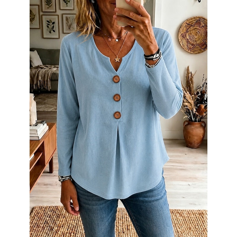 Warren | Relaxed Button-Front Top