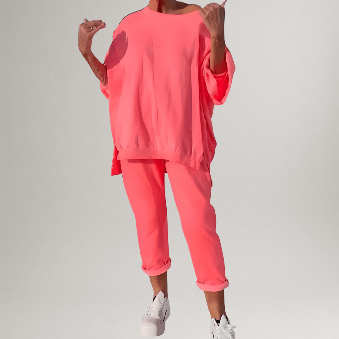 Warren | Classic Oversized Blouse and Trouser Set