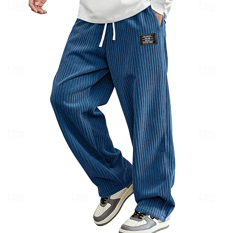Warren | Relaxed Ribbed Drawstring Trousers
