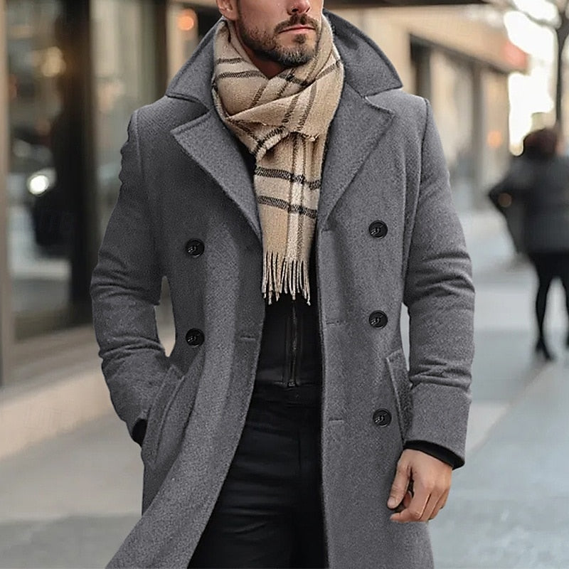 Warren | Tailored Double-Breasted Overcoat