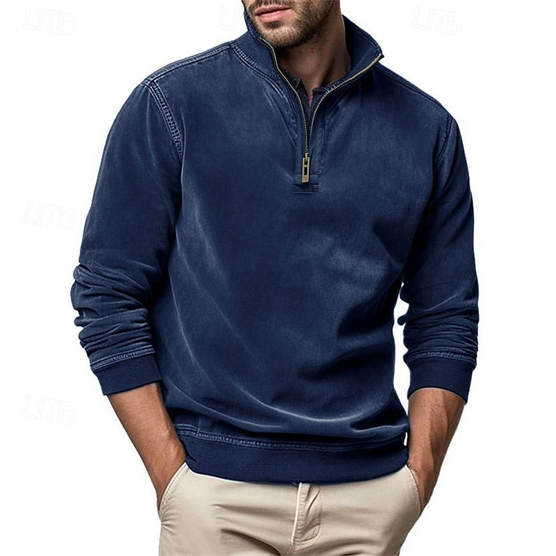Warren | Refined Quarter-Zip Sweatshirt