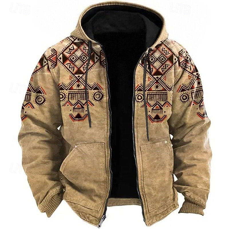 Warren | Heritage-Print Hooded Jacket