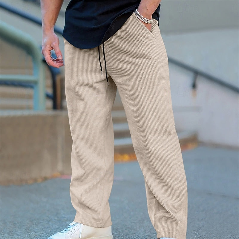 Warren | Dominic | Relaxed Ribbed Trousers