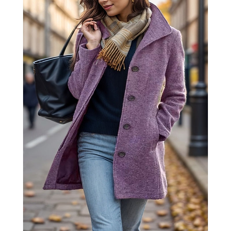 Warren | Timeless Turndown Collar Coat
