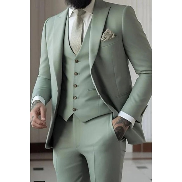 Warren | Classic Single Breasted One-button 3 Pieces Suit