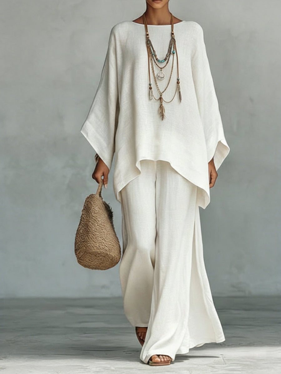 Warren | Elegant Wide Sleeve and Trouser Set