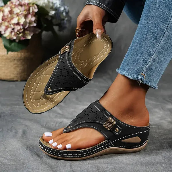 Warren | Elegant Open Toe Comfort Sandals