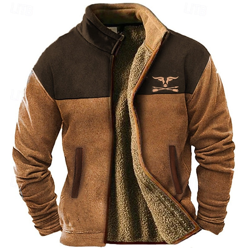 Warren | Fleece-Lined Colour Block Jacket