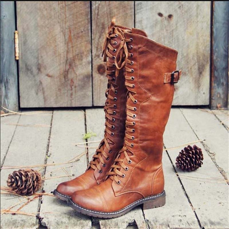 Warren | Tall Lace-Up Riding Boots