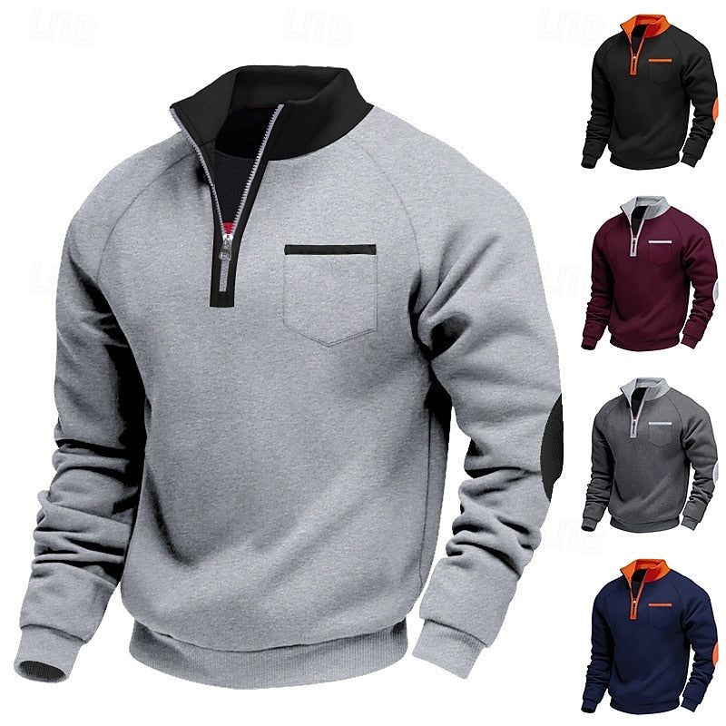 Warren | Quarter-Zip Stand-Collar Pullover