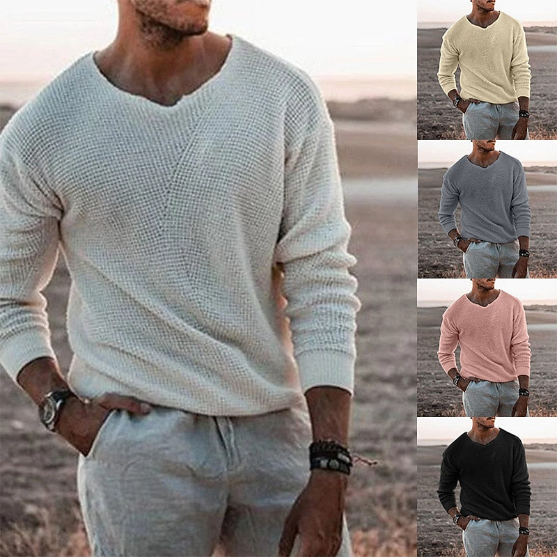 Warren | Relaxed V-Neck Jumper