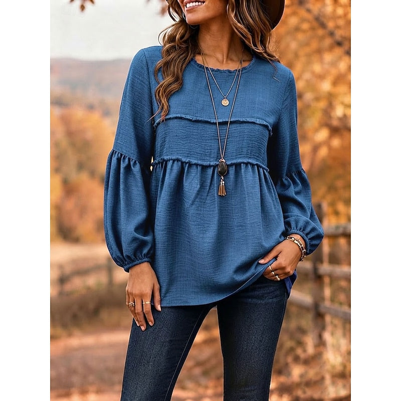 Warren | Relaxed Peplum Blouse