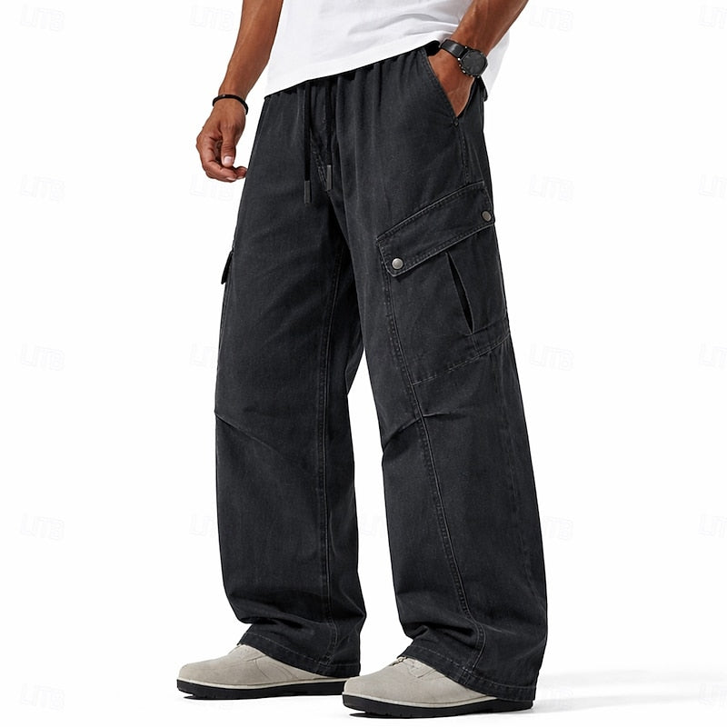 Warren | Relaxed Wide-Leg Cargo Trousers