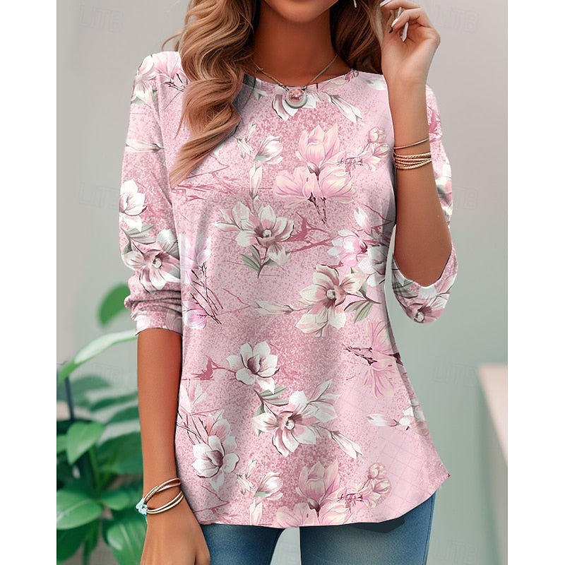 Warren | Floral Long-Sleeve Top