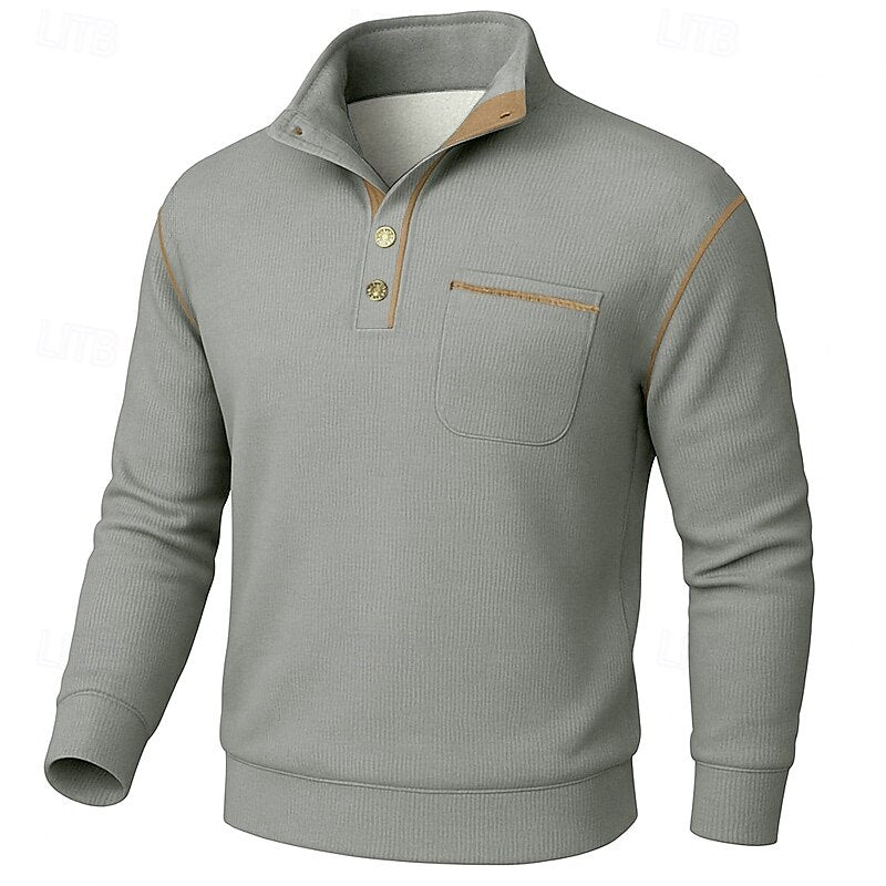 Warren | Refined Stand-Collar Pullover
