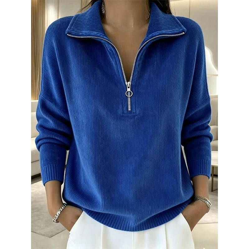 Warren | Half-Zip Stand Collar Pullover