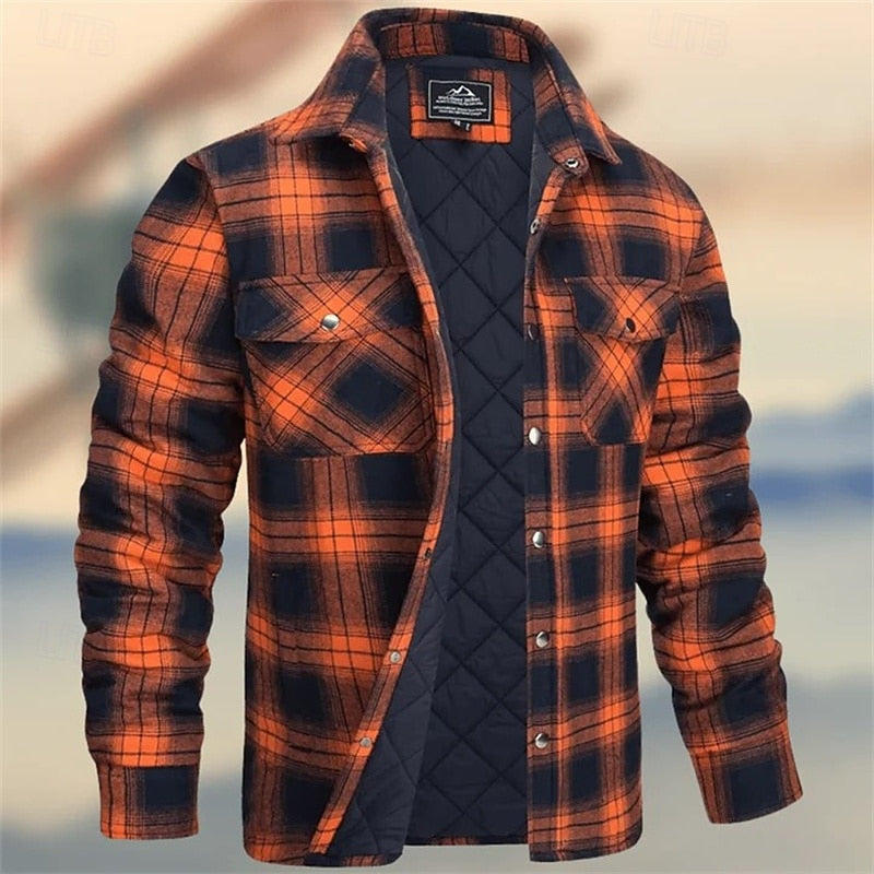 Warren | Quilted Check Shirt Jacket