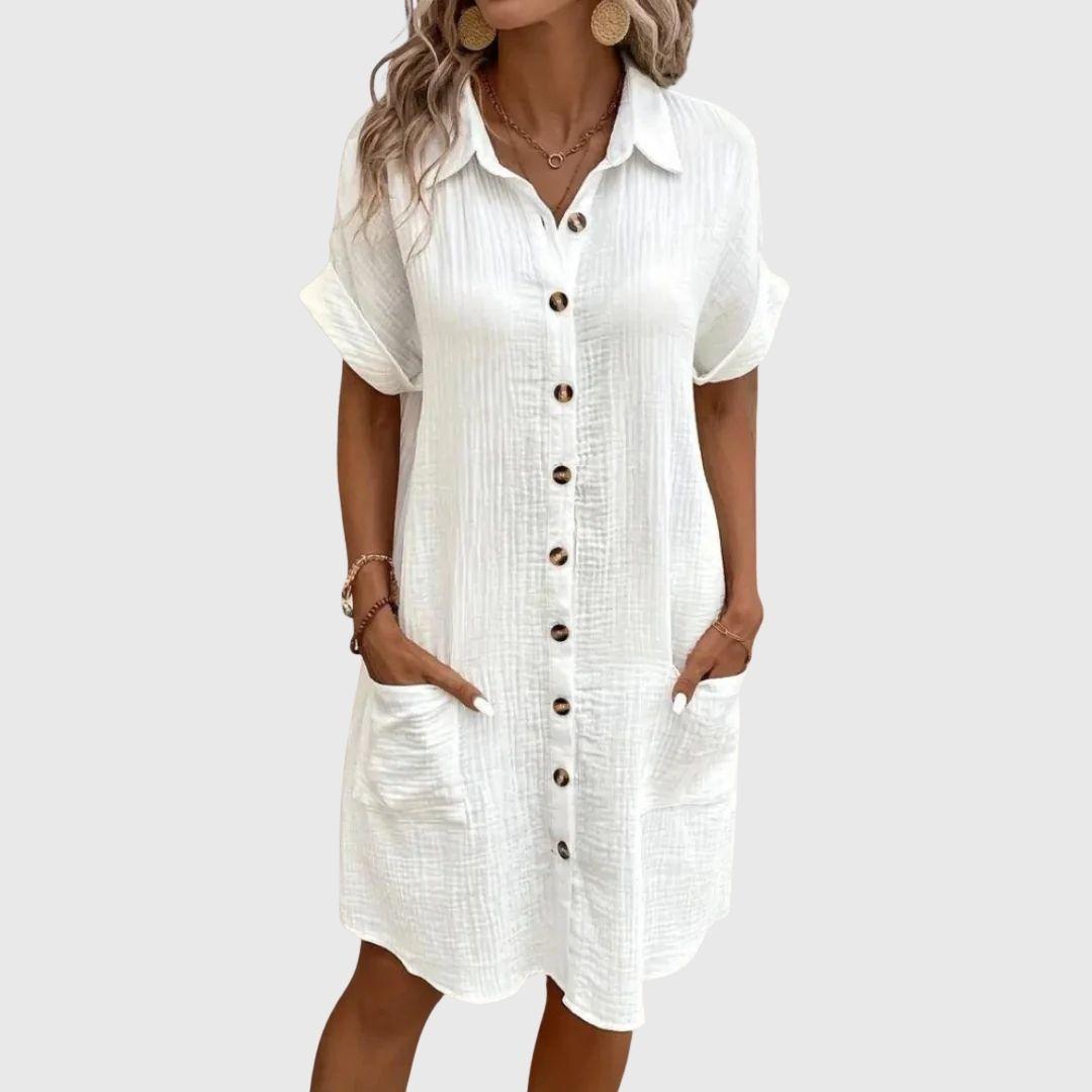 Warren | Timeless V-Neck Blouse Dress