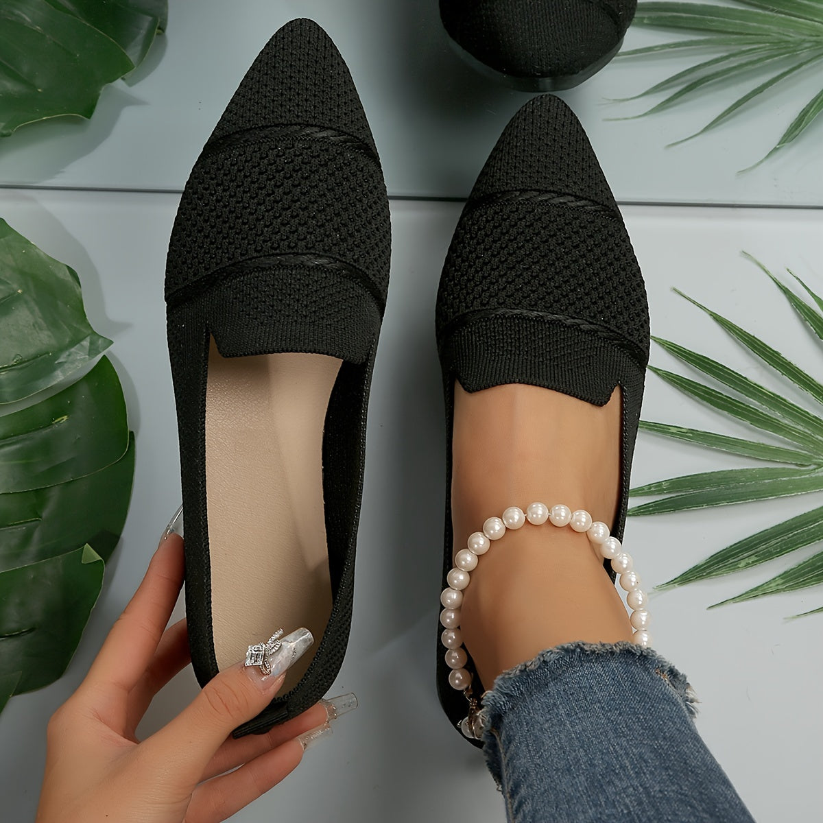 Warren | Pointed Slip-On Flats