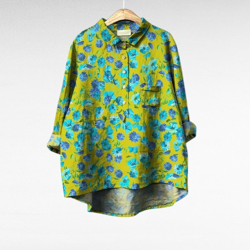 Harlow | Vintage-Chic Floral Blouse