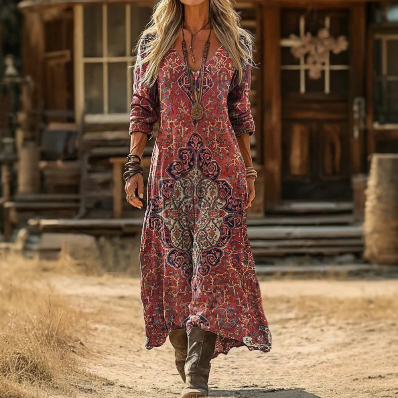Warren | Vintage Mandella Long Sleeve Dress