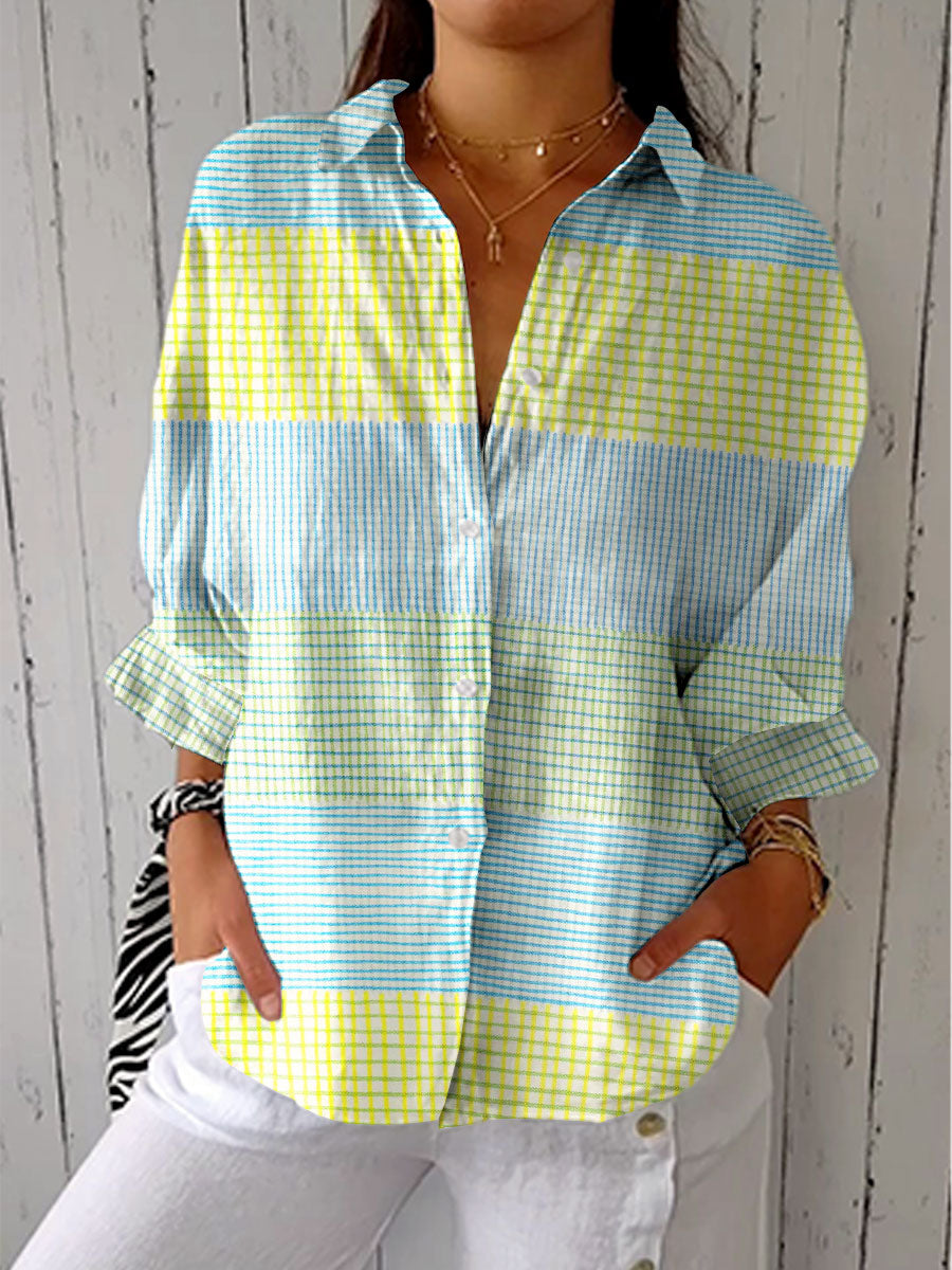 Teresa | Stylish Multicolor Striped Blouse