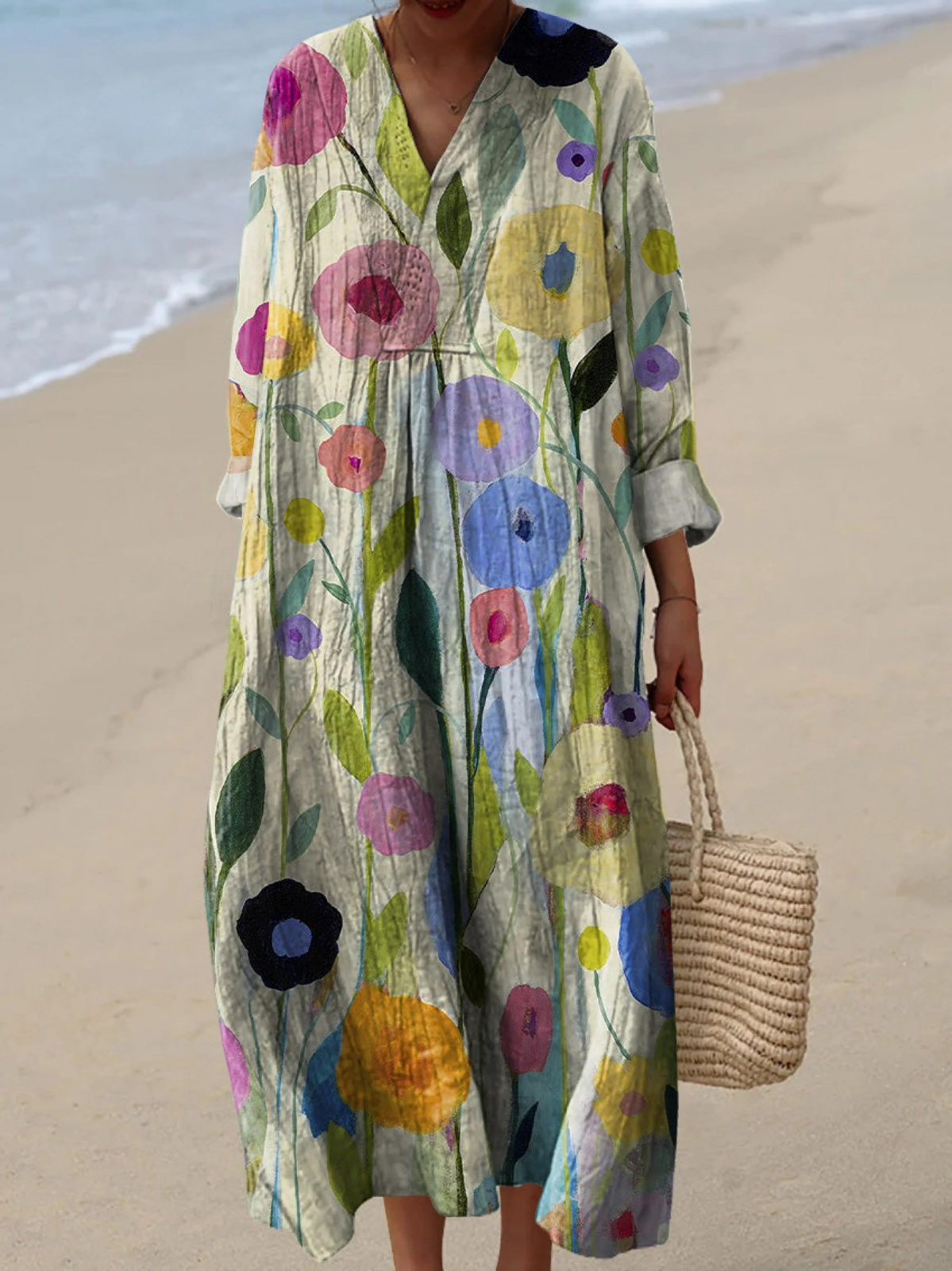 Warren | Casual Floral Long Dress